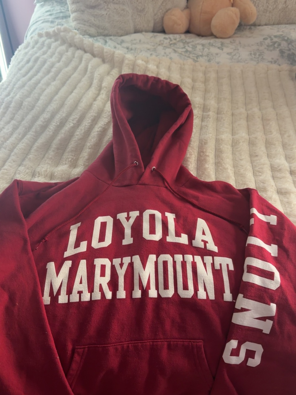 Champion Red Loyola Marymount Pullover Hoodie